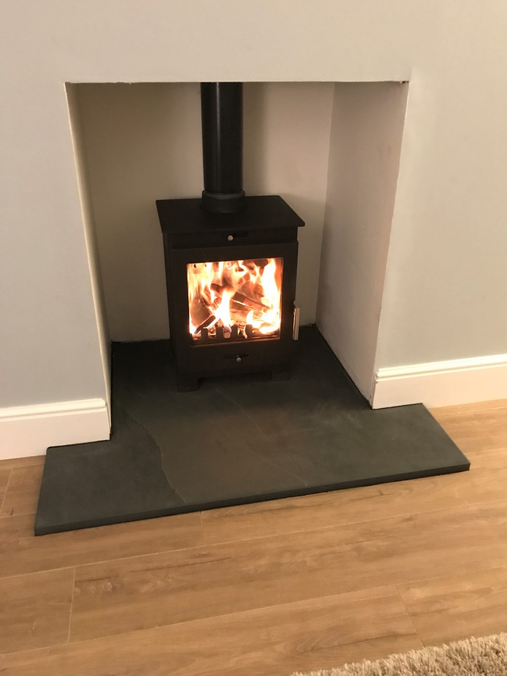 t shaped riven slate hearth Slate Hearth