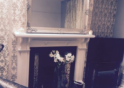 Rectangle slate hearth Our contribution to ITV's 60 minute makeover